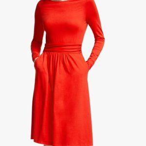 Long sleeve Boden jersey dress with pockets